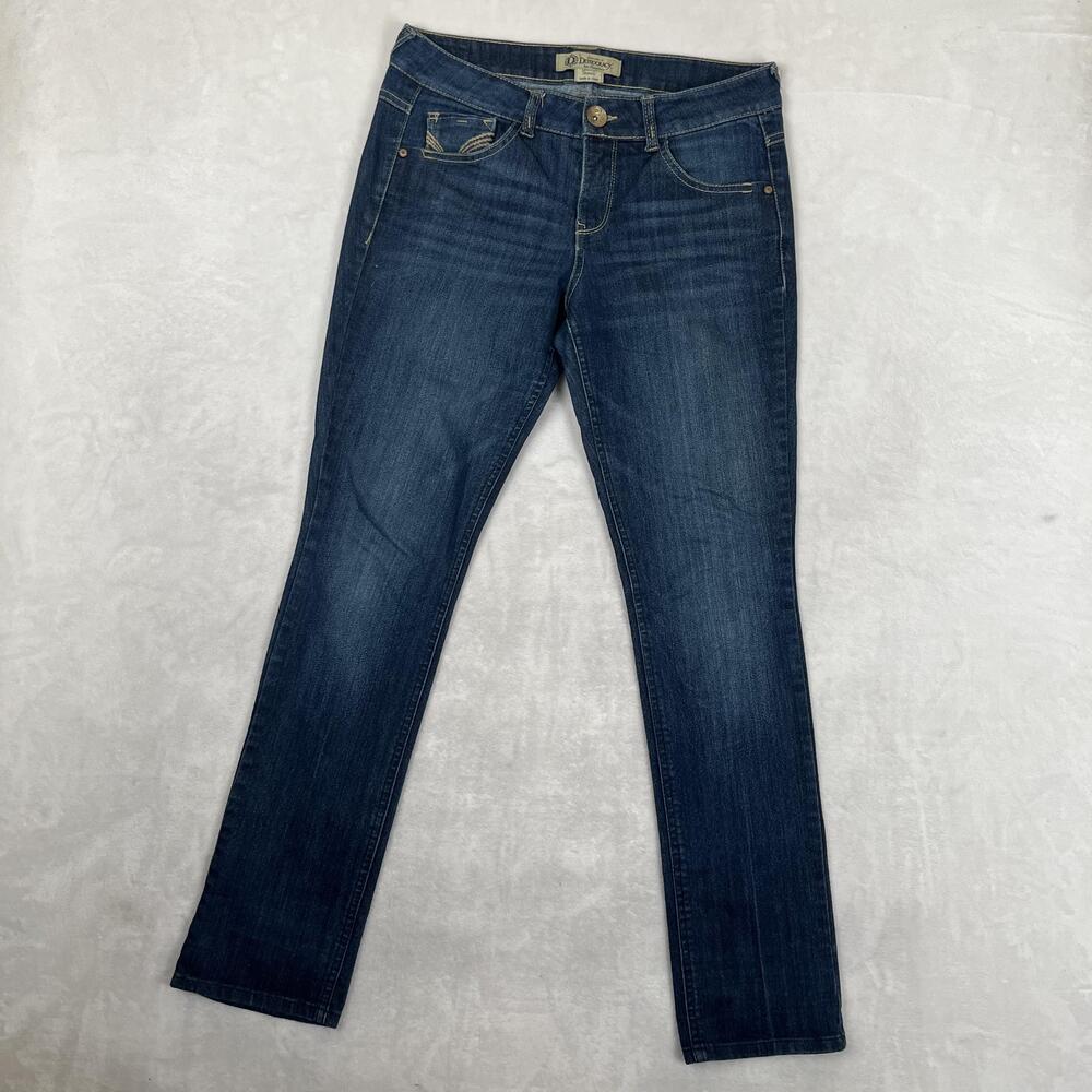 Democracy Liberty Skinny Jeans Womens 6 Blue Medium Wash Slim Stretch Denim